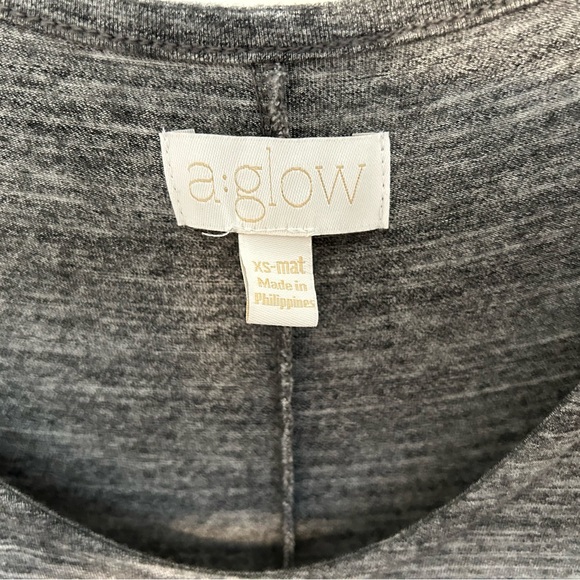 Versatile and soft Grey maxi maternity dress - Picture 4 of 4